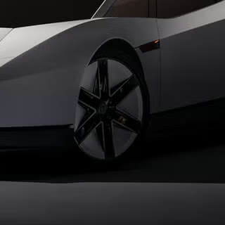 Wheel detail in the studio
